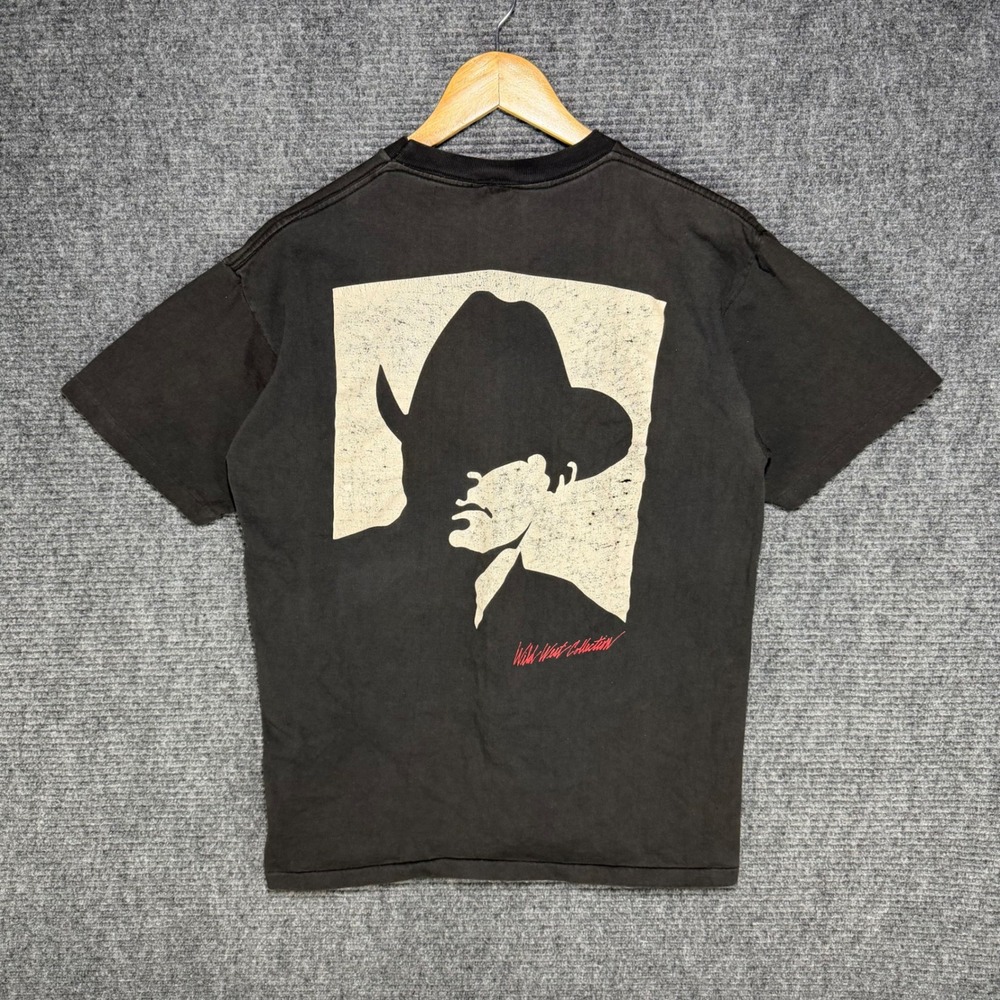Vintage Marlboro Wild West Collection Pocket T-Shirt Cowboy Graphic OSFA